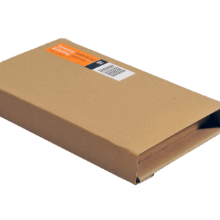 Boekverpakking, wikkelverpakking, bruin, 302 x 215 x 20-75 mm (A4)-0