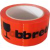 Tape, PP hotmelt, 'BREEKBAAR', oranje / zwart, 48 mm x 66 m per rol, 36 rol per doos-0